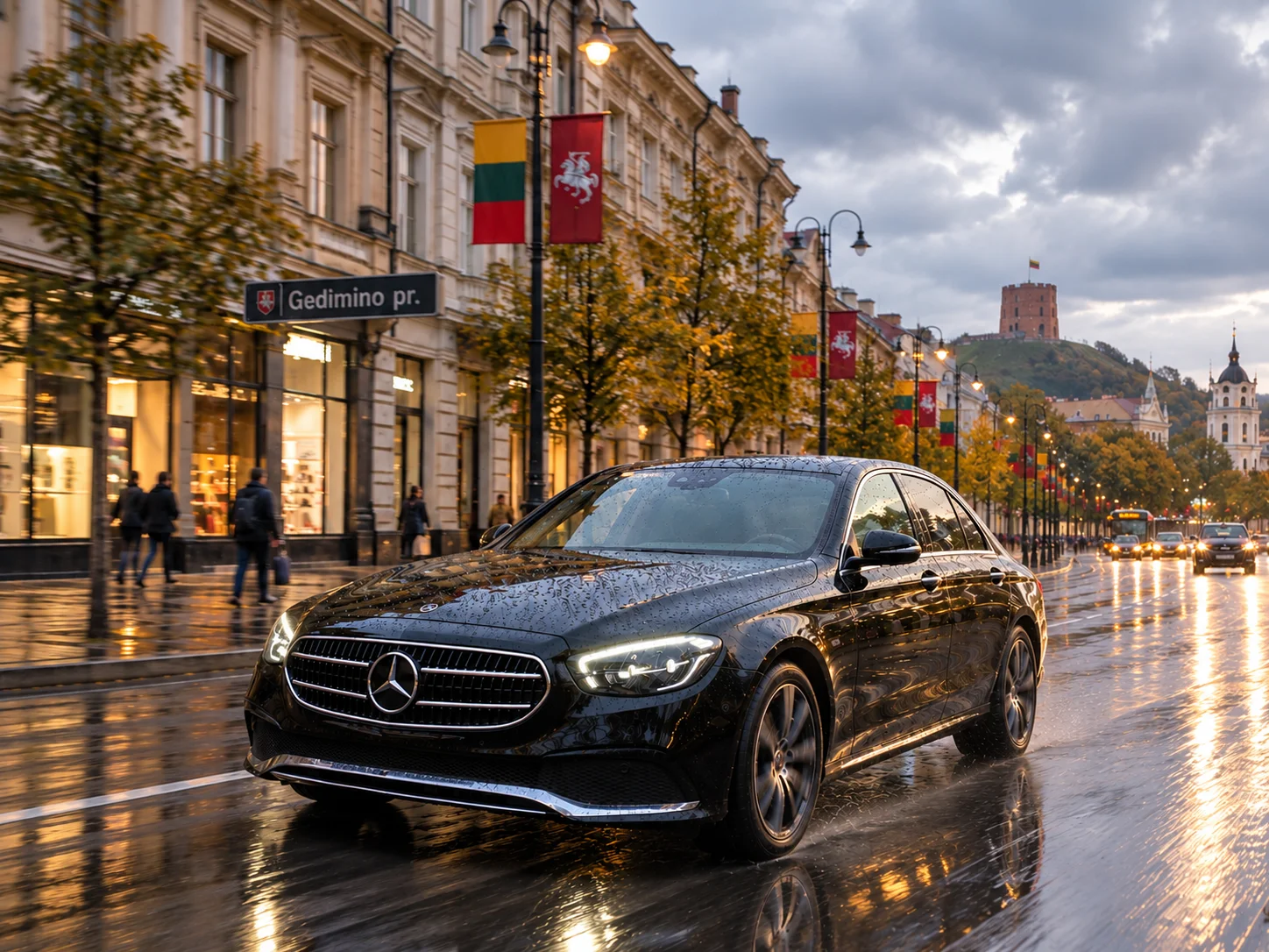 Mercedes-Benz 300 E D nuoma - Premium automobilių nuoma Lietuvoje